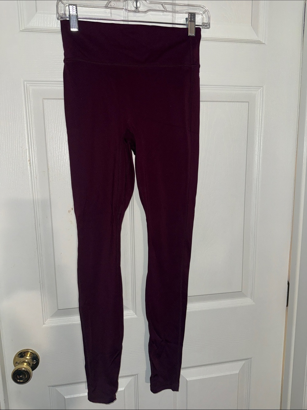 Fabletics High-Waist Burgundy Leggings
